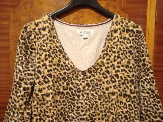 Camiseta Cortefiel leopardo