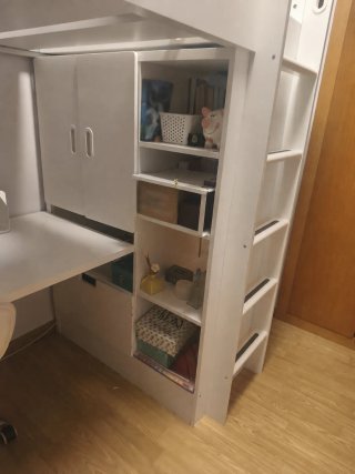 Letto a castello Smastad IKEA bianco