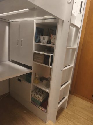Letto a castello Smastad IKEA bianco
