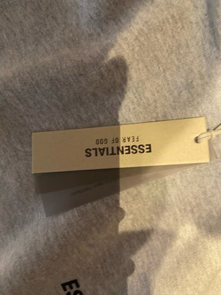 Sudadera Essentials Gris Talla M Nueva