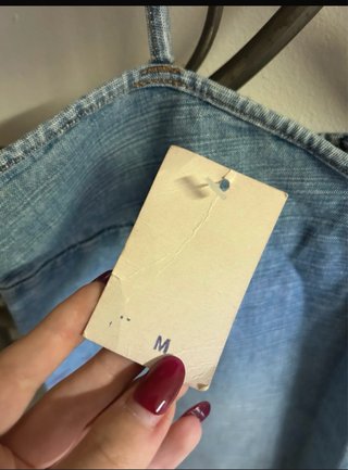 Vestito in jeans con spalline
