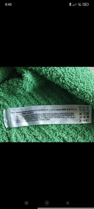 Jersey Zara punto grueso verde menta Talla L