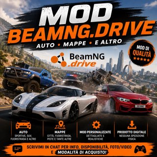 MOD BEAMNG.DRIVE – AUTO, MAPPE E ALTRO
