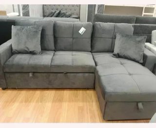 Sofá Cama Chaise Longue Gris Nuevo