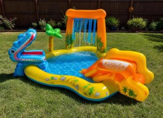 Vendo o cambio* Piscina hinchable infantil tobogán