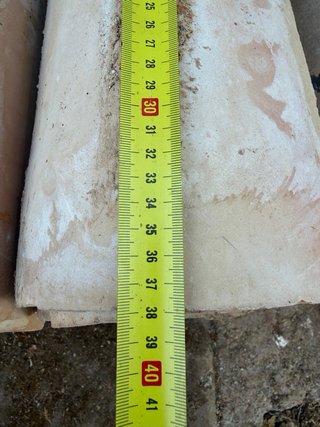 Tejas árabes. 38 cm