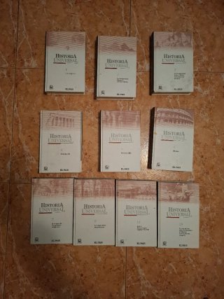 Lote 10 de libros Historia Universal (Salvat / pai