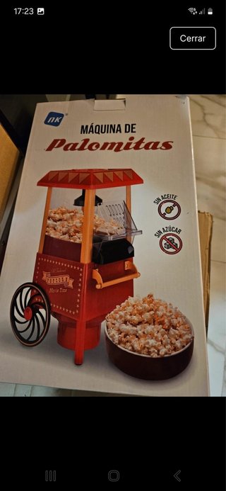 Máquina de Palomitas Roja