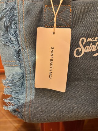 Borsa Saint Barth Jeansata 30x22x1