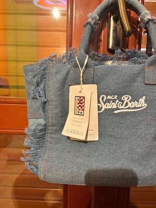 Borsa Saint Barth Jeansata 30x22x1