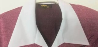 Jersey Malva Cuello o Camiseta Polo Azul Marino