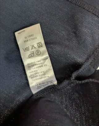 Jersey Malva Cuello o Camiseta Polo Azul Marino