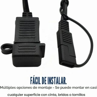 Adaptador Moto SAE a USB Impermeable