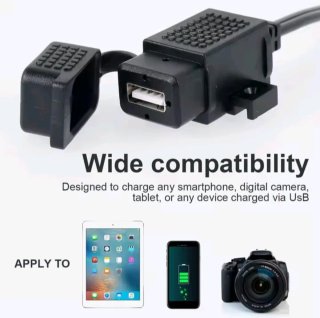 Adaptador Moto SAE a USB Impermeable