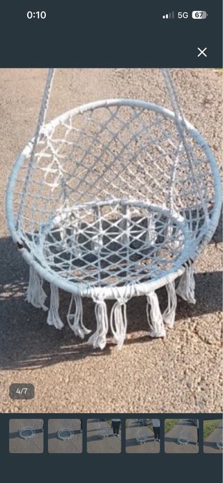 Silla Colgante Columpio Algodón