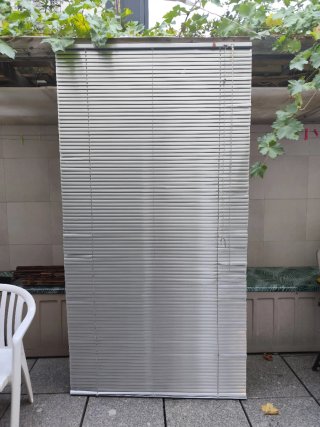Persiana Veneciana Aluminio Gris