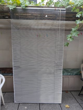 Persiana Veneciana Aluminio Gris
