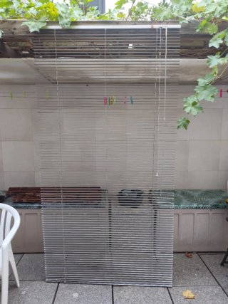 Persiana Veneciana Aluminio Gris