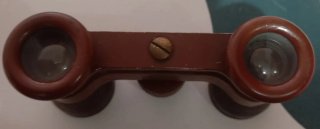 Prismáticos, anteojos, binoculares de ópera antigu