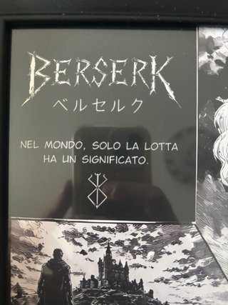Quadro Berserk 30 x 40 numerato