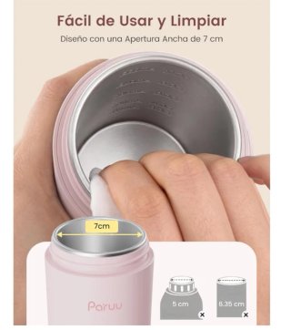 Paruu Calienta Biberones Portátil MW100