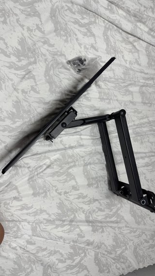 Soporte pared TV negro