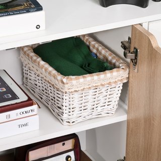 Mobile Multiuso in Legno con Cassetto e Armadietti