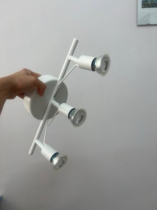 Lámpara de despacho blanca