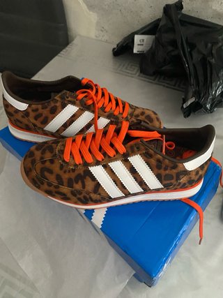 Adidas Zapatillas Deportivas Marrones y Naranjas