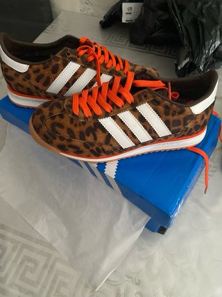 Adidas Zapatillas Deportivas Marrones y Naranjas