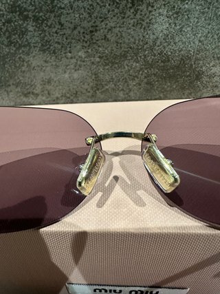 Gafas Miu Miu A51S Moradas y Doradas SIN ESTRENAR