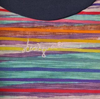 Vestido Desigual rayas ajustado