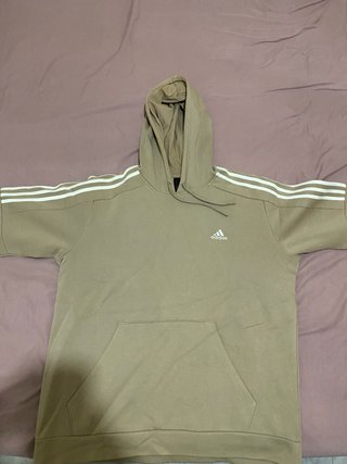 Sudadera Adidas Beige con Capucha