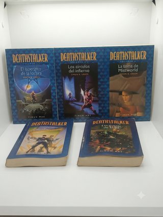 Lote 5 libros Deathstalker - Simon R. Green