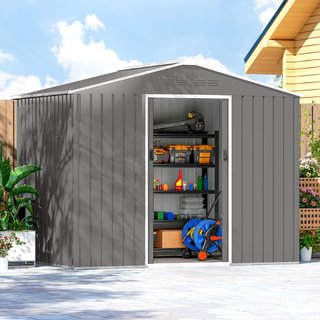 Casetta da Giardino 2.3x1.7 m in Acciaio con Prese