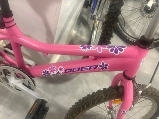 Bicicleta niña rosa