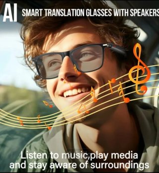 Gafas Inteligentes IA Fotocrómicas Traducción