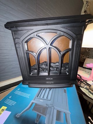 Cecotec Readywarm 1500 Flames Chimenea Eléctrica