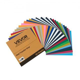 Heat Transfer Vinyl, 30 Pack, 304.8 x 304.8mm, Ass