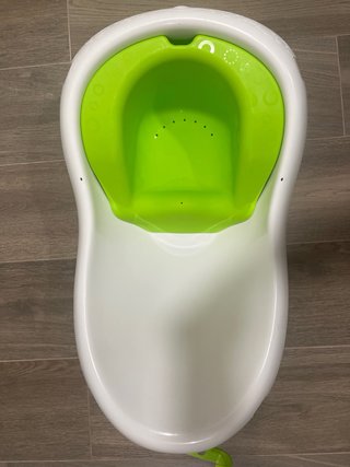 Bañera para bebé con hamaca y patitos