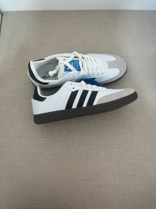Zapatillas Adidas Samba Blancas Negras Nuevas