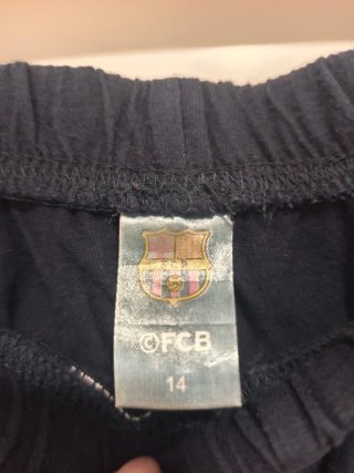 Pijama FC Barcelona Infantil Naranja