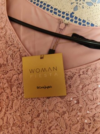 Vestido rosa El Corte Inglés
