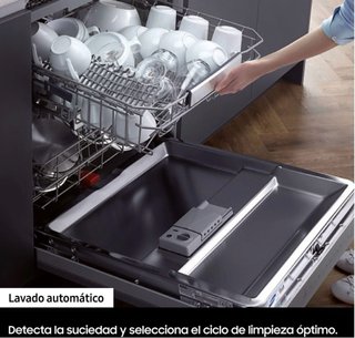 Lavavajillas Samsung DW60M6050FS con cubertero