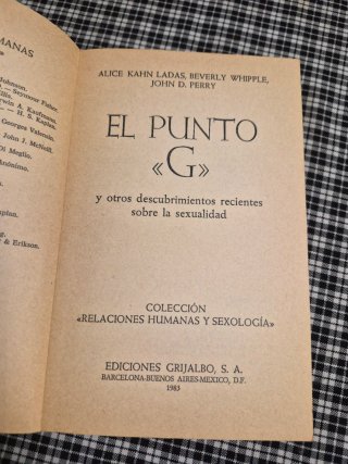 LIBRO EL PUNTO G