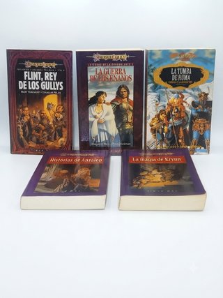 Lote 5 libros Dragonlance - Timun Mas