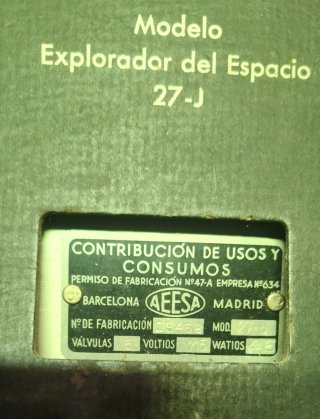 Radio Antigua a Válvulas Anglo