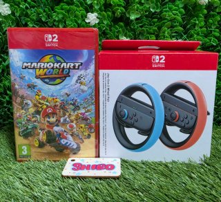 (PRECINTADO)Mario Kart World + Volantes Joy-Con