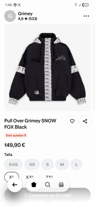 Cazadora GRMY snow fox