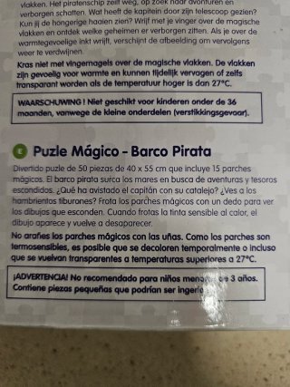 Puzzle Galt Barco Pirata 50 Piezas